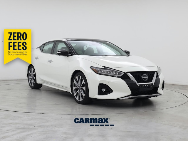 White 2023 Nissan Maxima Platinum FWD Sedan Front-Wheel Drive Automatic