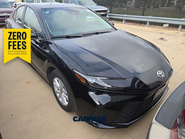 Black 2025 Toyota Camry LE FWD Sedan Front-Wheel Drive Automatic