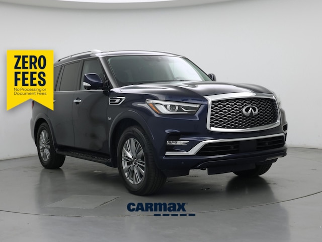 Blue 2020 INFINITI QX80 SUV / Crossover Rear-Wheel Drive Automatic