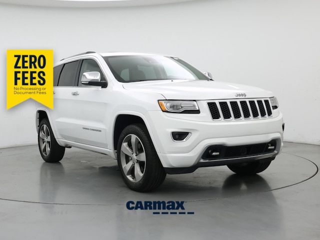 White 2014 Jeep Grand Cherokee Overland SUV / Crossover 4X2 Automatic