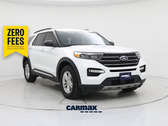 White 2022 Ford Explorer SUV / Crossover All-Wheel Drive Automatic