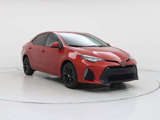 Red 2017 Toyota Corolla SE Sedan Front-Wheel Drive Automatic