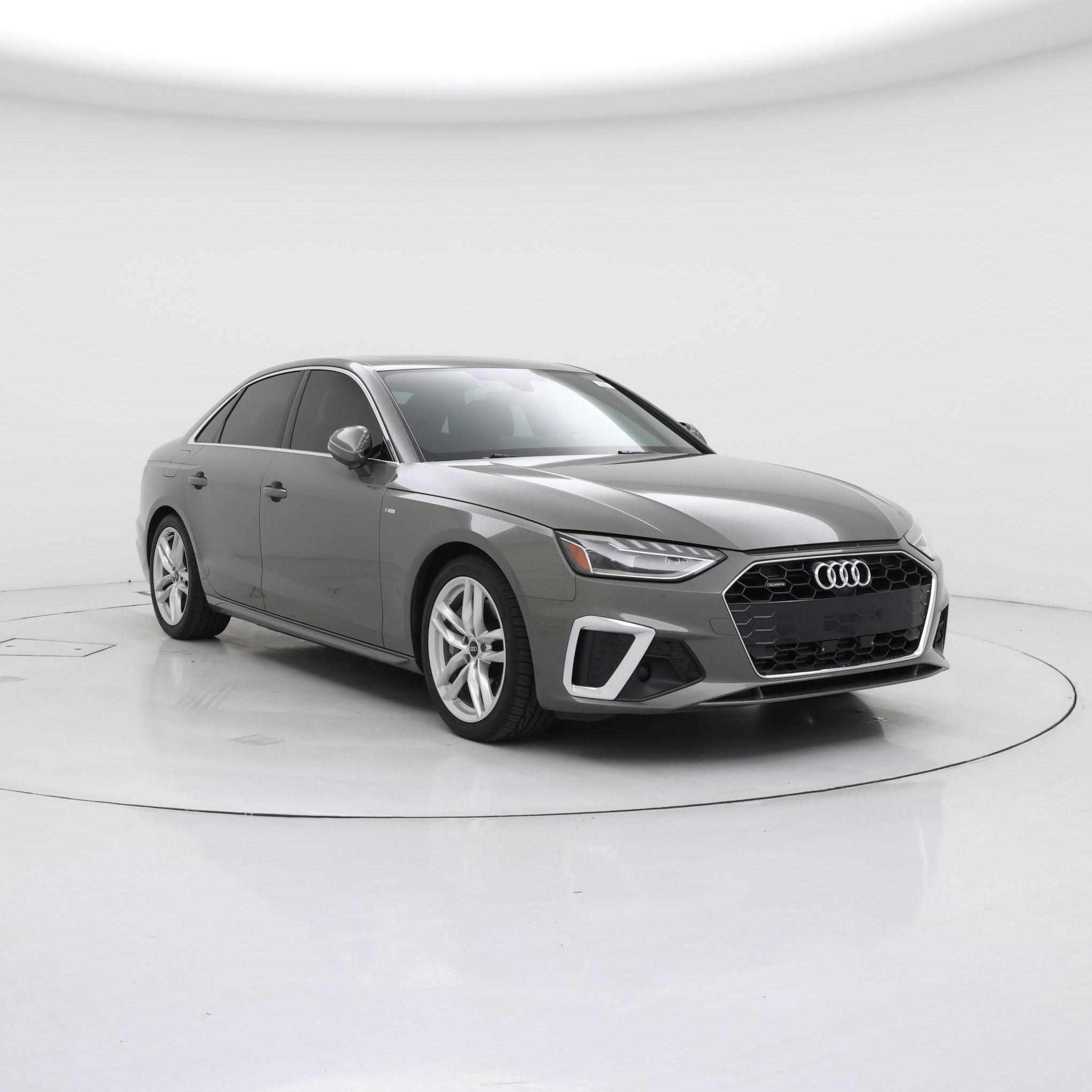 Gray 2024 Audi A4 quattro Premium Plus S Line 45 TFSI AWD Sedan All-Wheel Drive Automatic