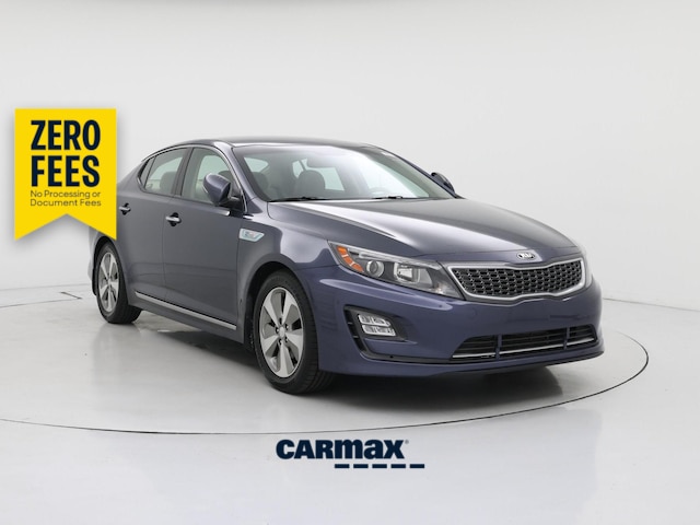 Blue 2014 Kia Optima Hybrid EX Sedan Front-Wheel Drive Automatic