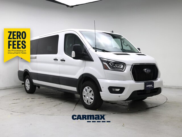 White 2023 Ford Transit Passenger Van Rear-Wheel Drive Automatic