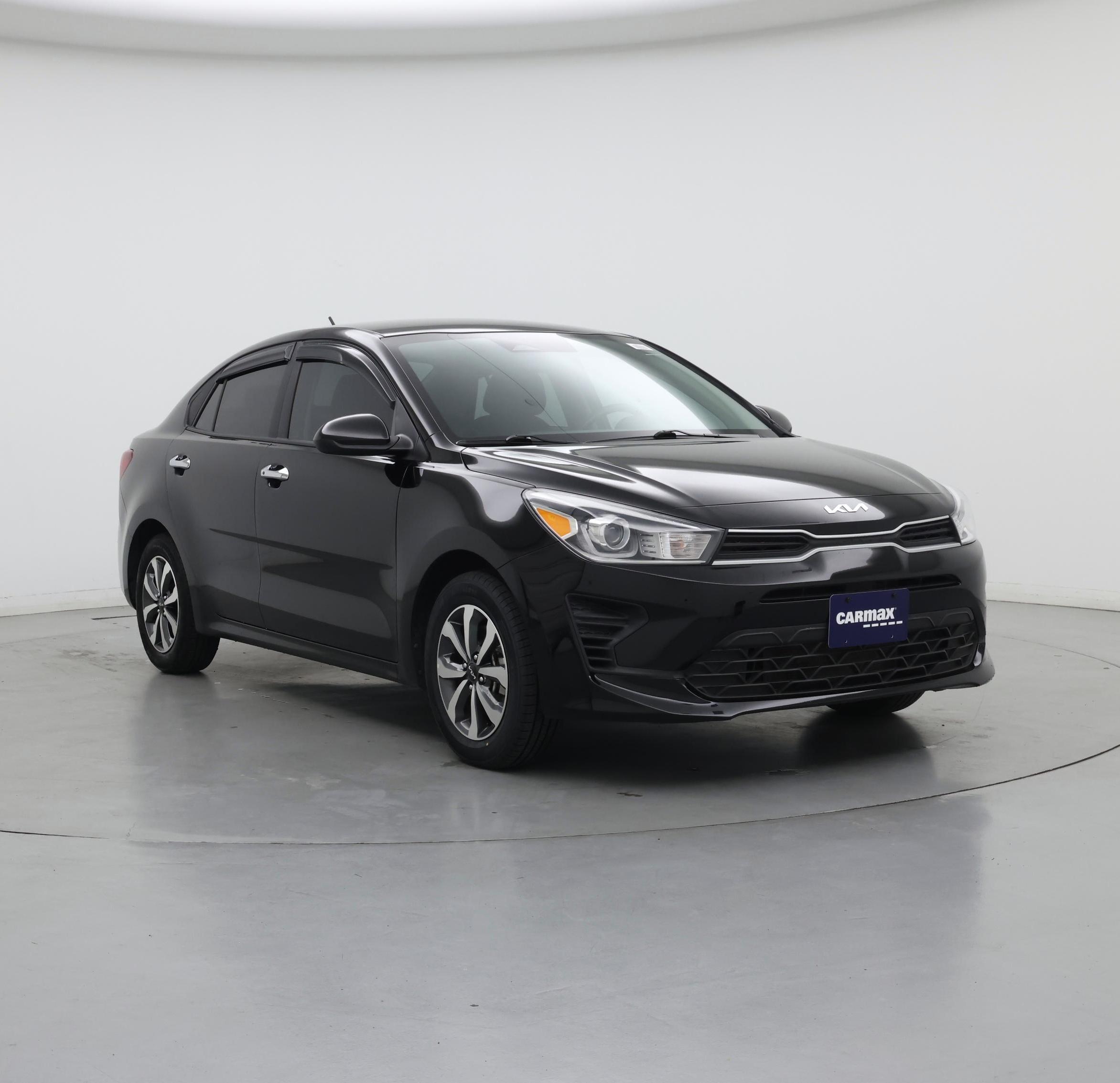 Black 2022 Kia Rio S FWD Sedan Front-Wheel Drive Automatic