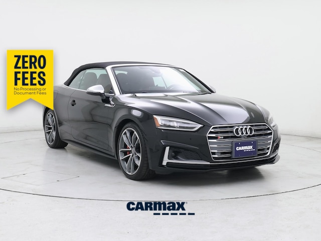 Black 2018 Audi S5 Convertible All-Wheel Drive Automatic