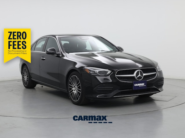 Black 2025 Mercedes-Benz C-Class Sedan Rear-Wheel Drive Automatic