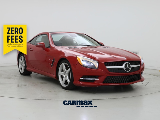 Red 2015 Mercedes-Benz SL-Class SL 400 Convertible Rear-Wheel Drive Automatic