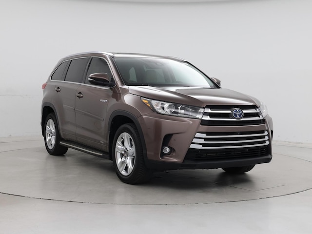 Brown 2019 Toyota Highlander Hybrid Platinum AWD SUV / Crossover All-Wheel Drive Automatic
