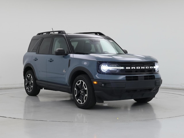 Blue 2022 Ford Bronco Sport Outer Banks AWD SUV / Crossover All-Wheel Drive Automatic