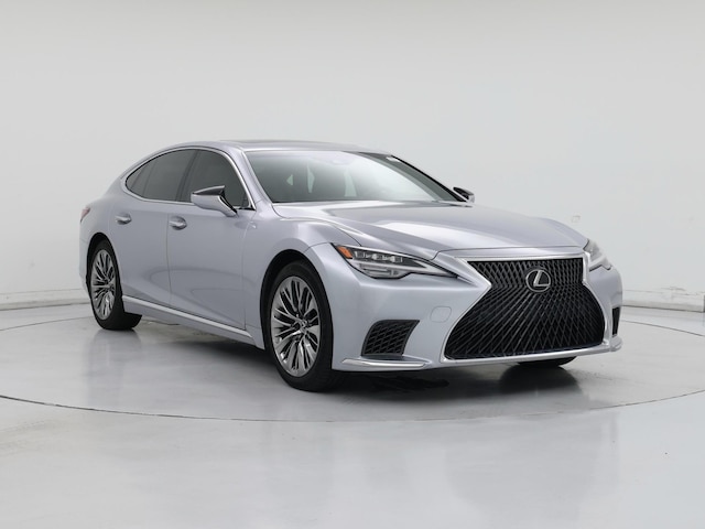 Silver 2021 Lexus LS 500 RWD Sedan Rear-Wheel Drive Automatic
