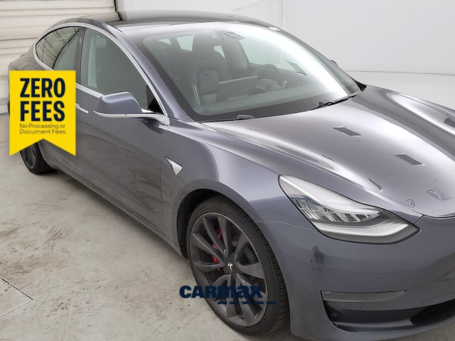 Gray 2020 Tesla Model 3 Sedan All-Wheel Drive Automatic