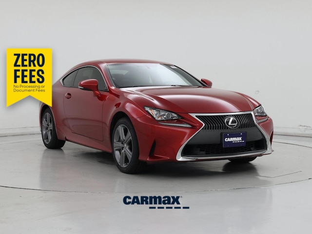 Red 2015 Lexus RC Coupe All-Wheel Drive Automatic