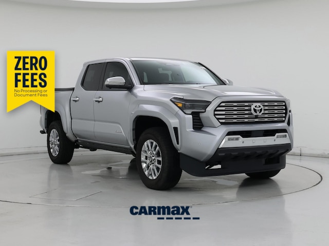 Silver 2024 Toyota Tacoma Pickup Truck Four-Wheel Drive Automatic