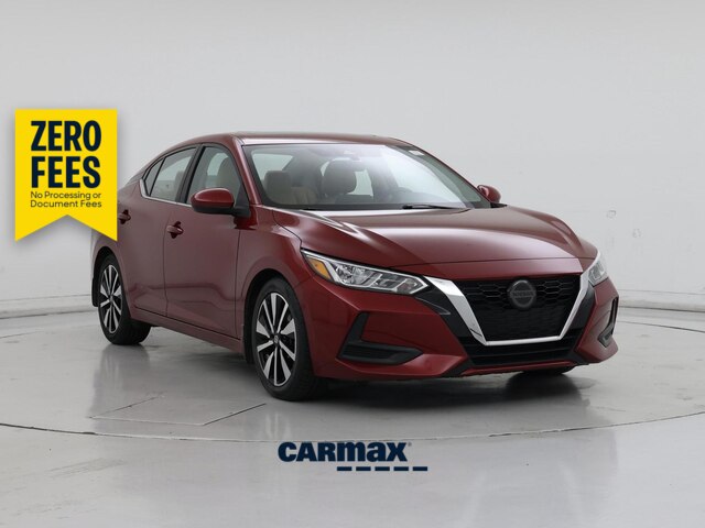 Red 2022 Nissan Sentra Sedan Front-Wheel Drive Automatic