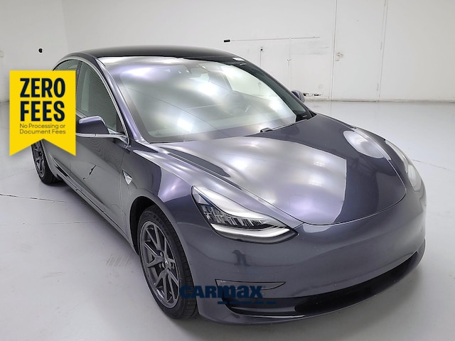 Gray 2019 Tesla Model 3 Long Range AWD Sedan All-Wheel Drive Automatic