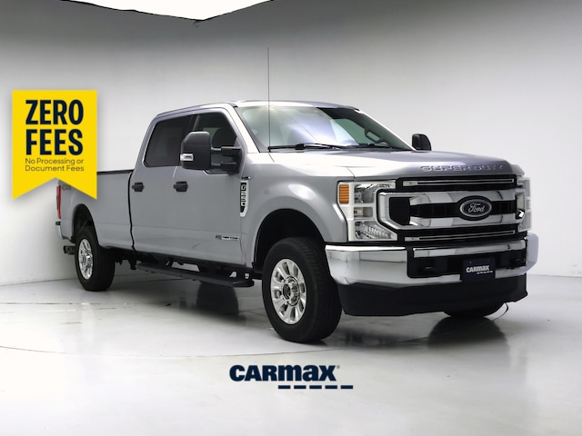 Silver 2020 Ford F-250 Super Duty XLT Crew Cab 4WD Pickup Truck Four-Wheel Drive Automatic