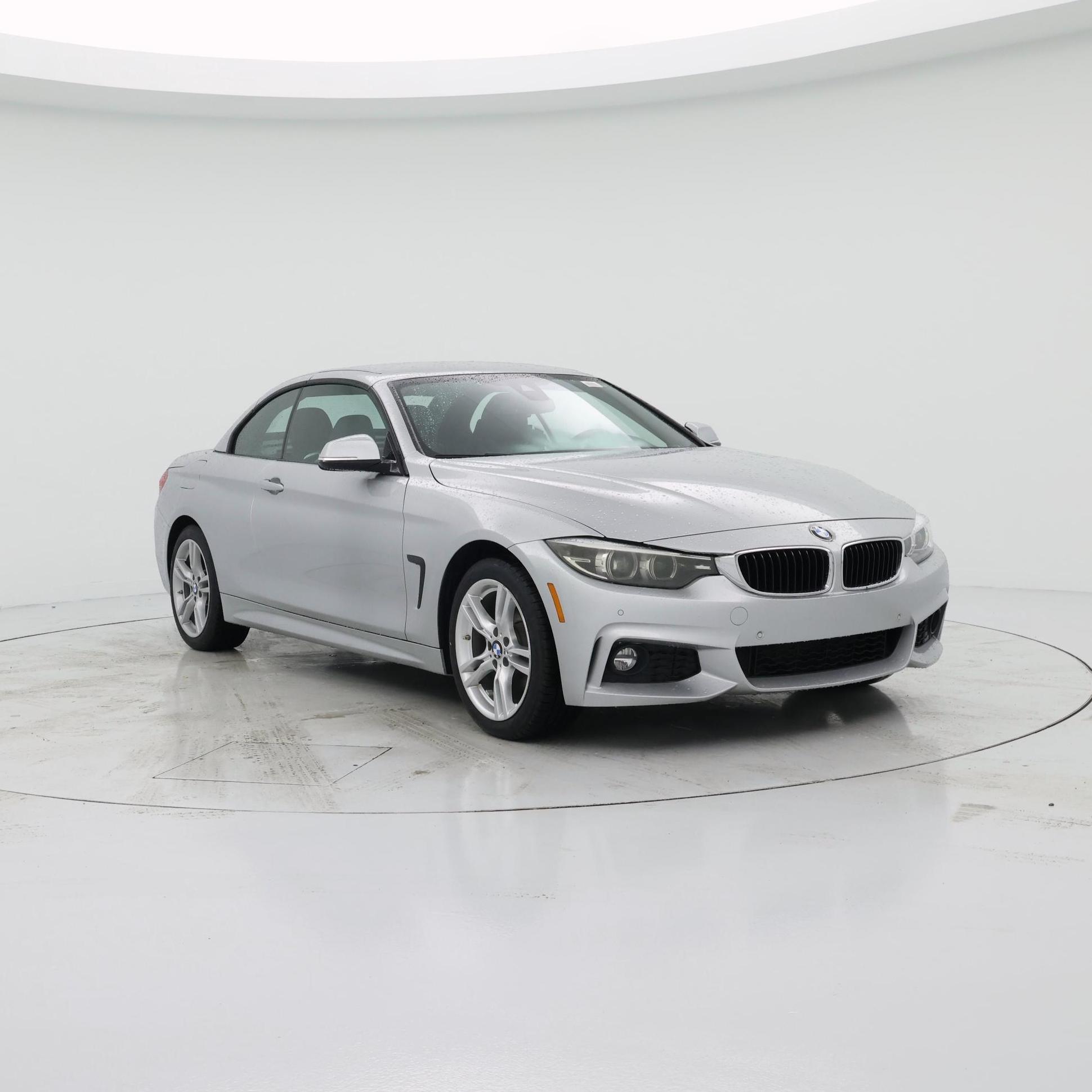Silver 2018 BMW 4 Series Convertible All-Wheel Drive Automatic