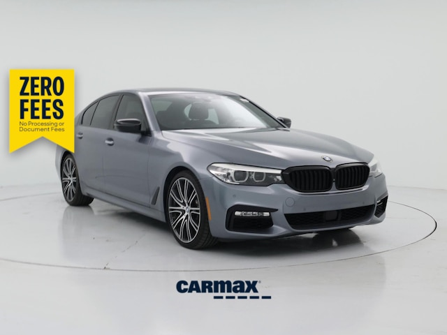 Gray 2018 BMW 5 Series 540i Sedan RWD Sedan Rear-Wheel Drive Automatic