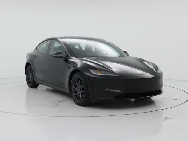 Black 2025 Tesla Model 3 Long Range AWD Sedan All-Wheel Drive Automatic
