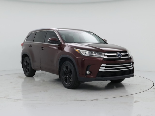 Red (Burgundy) 2018 Toyota Highlander Hybrid Platinum SUV / Crossover All-Wheel Drive Automatic
