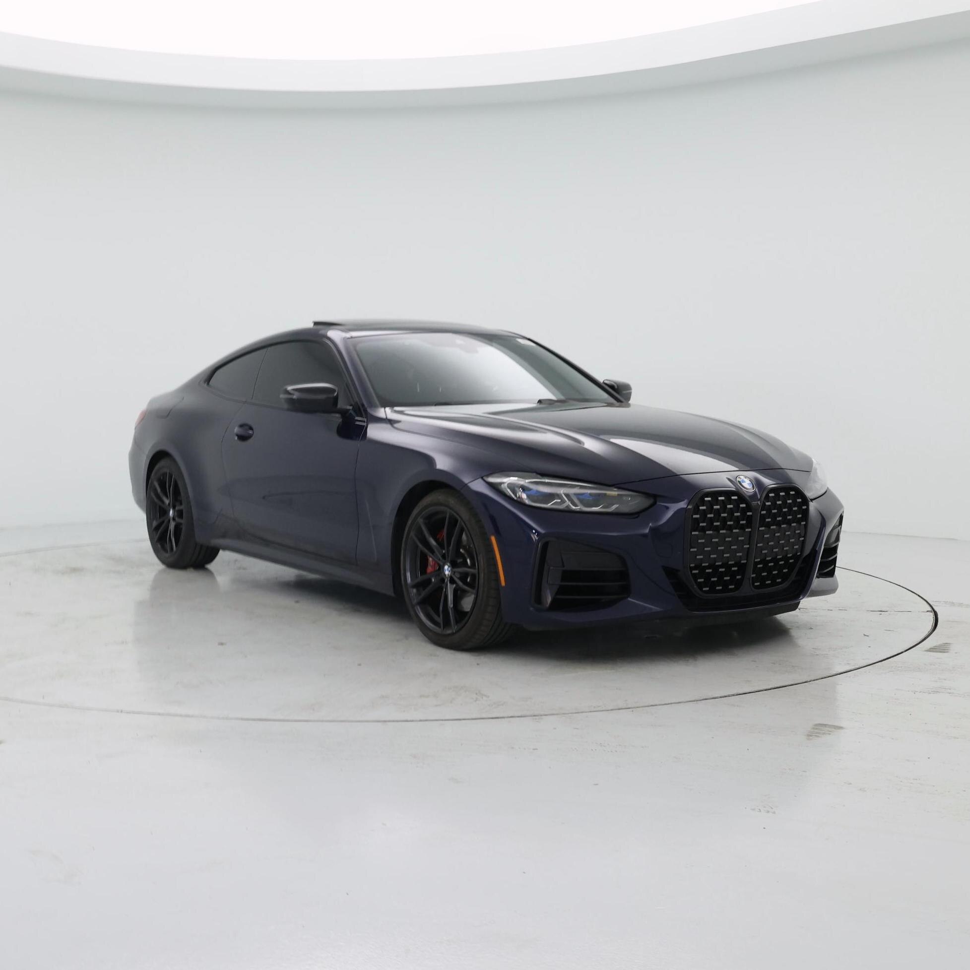 Blue 2021 BMW 4 Series Coupe All-Wheel Drive Automatic