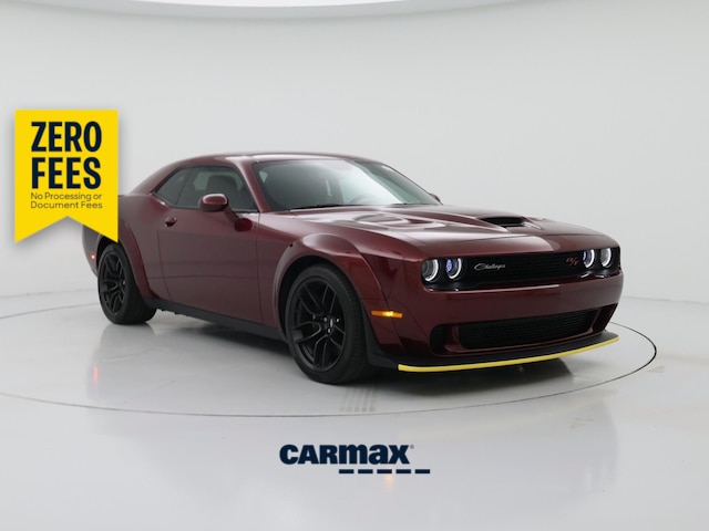 Red 2022 Dodge Challenger R/T Scat Pack Widebody RWD Coupe Rear-Wheel Drive Manual