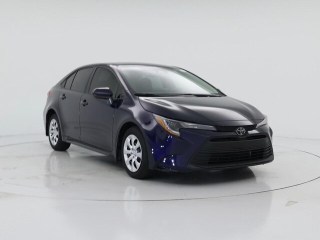 Blue 2025 Toyota Corolla LE FWD Sedan Front-Wheel Drive Automatic