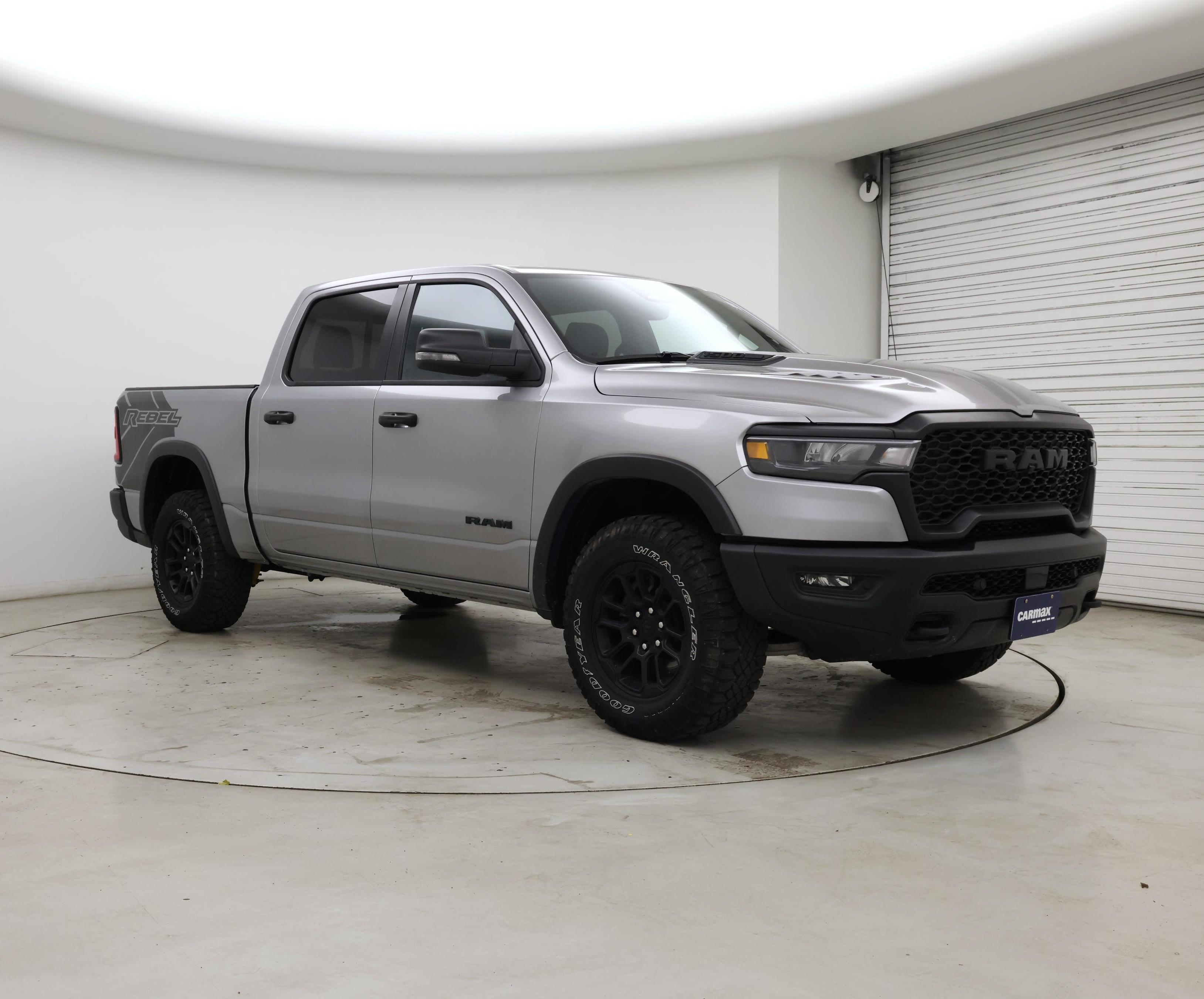 Silver 2025 RAM 1500 Pickup Truck Four-Wheel Drive Automatic