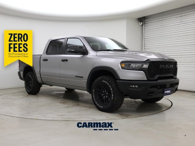 Silver 2025 RAM 1500 Pickup Truck Four-Wheel Drive Automatic