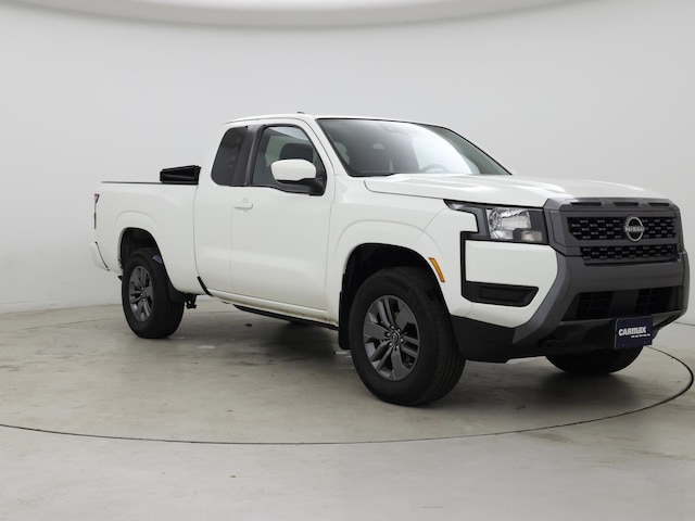 White 2025 Nissan Frontier SV King Cab 4WD Pickup Truck Four-Wheel Drive Automatic