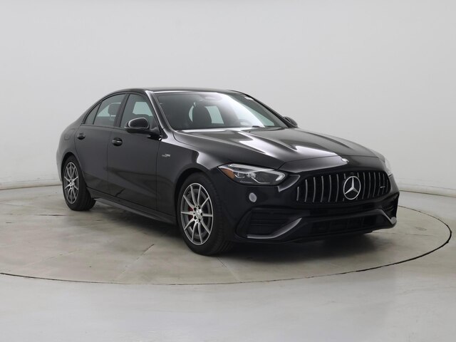 Black 2025 Mercedes-Benz C-Class AMG C 43 4MATIC Sedan All-Wheel Drive Automatic