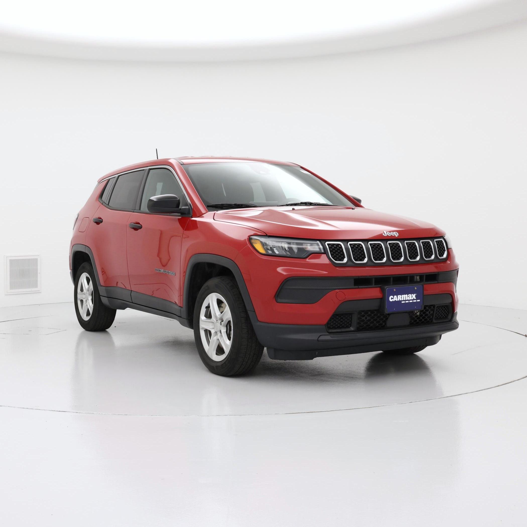 Red 2023 Jeep Compass SUV / Crossover Four-Wheel Drive Automatic