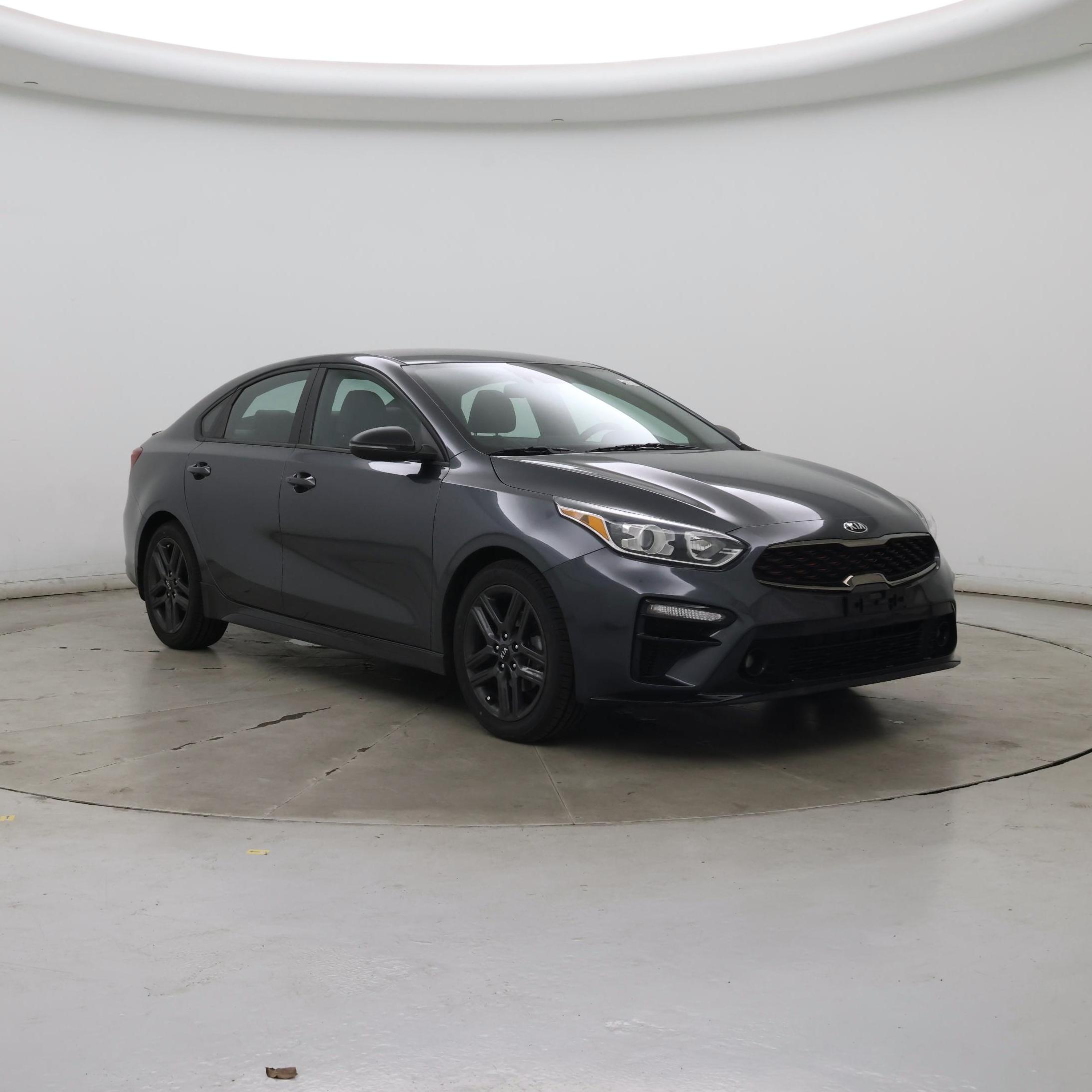 Gray 2021 Kia Forte GT Line FWD Sedan Front-Wheel Drive Automatic