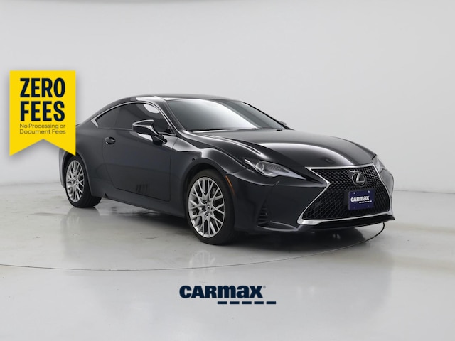 Black 2022 Lexus RC Coupe Rear-Wheel Drive Automatic