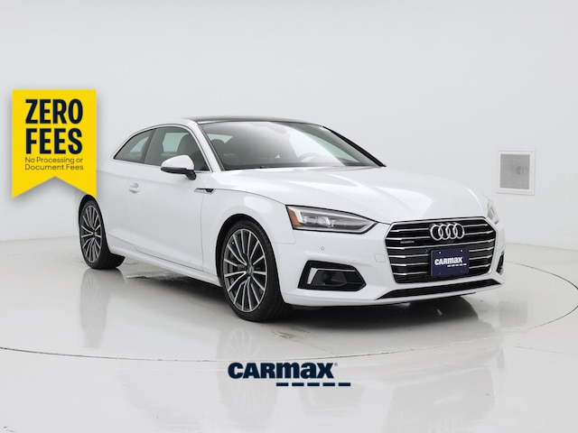 White 2018 Audi A5 2.0T quattro Prestige Coupe AWD Coupe All-Wheel Drive Automatic