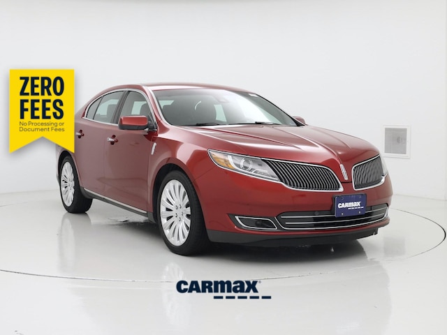 Red 2015 Lincoln MKS Sedan All-Wheel Drive Automatic