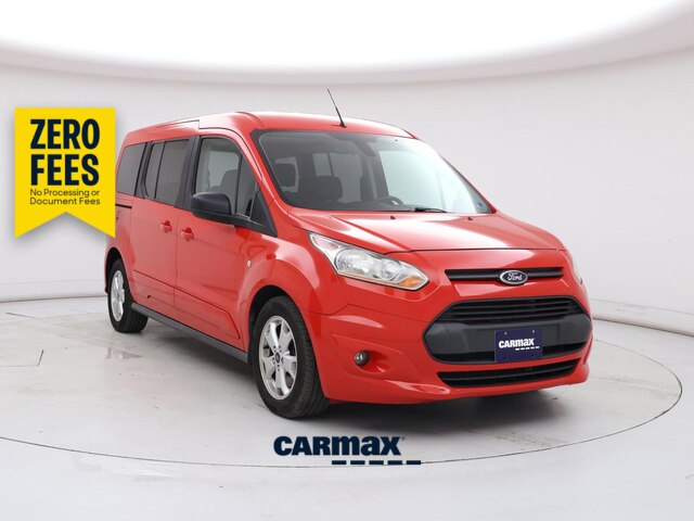 Red 2016 Ford Transit Connect Wagon XLT LWB FWD with Rear Liftgate Van Front-Wheel Drive Automatic
