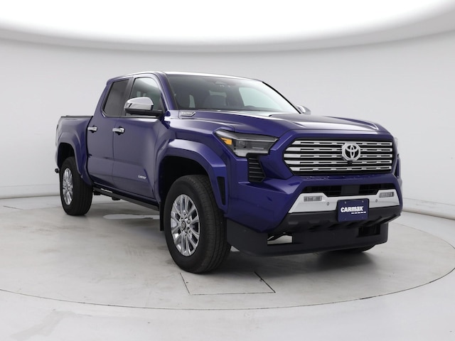 Blue 2025 Toyota Tacoma Limited Double Cab 4WD Pickup Truck Four-Wheel Drive Automatic