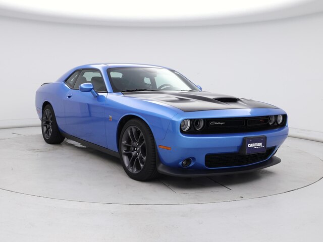 Blue 2023 Dodge Challenger R/T Scat Pack RWD Coupe Rear-Wheel Drive Automatic