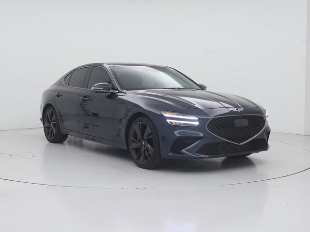 Blue 2023 Genesis G70 3.3T RWD Sedan Rear-Wheel Drive Automatic