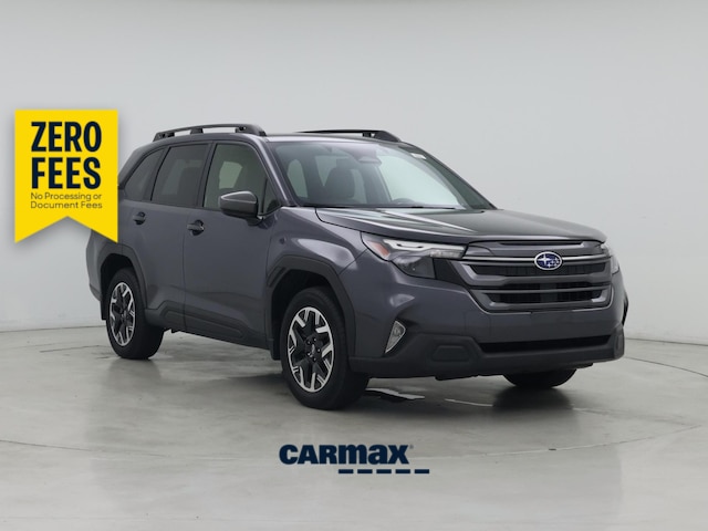 Gray 2025 Subaru Forester Premium Crossover AWD SUV / Crossover All-Wheel Drive Automatic