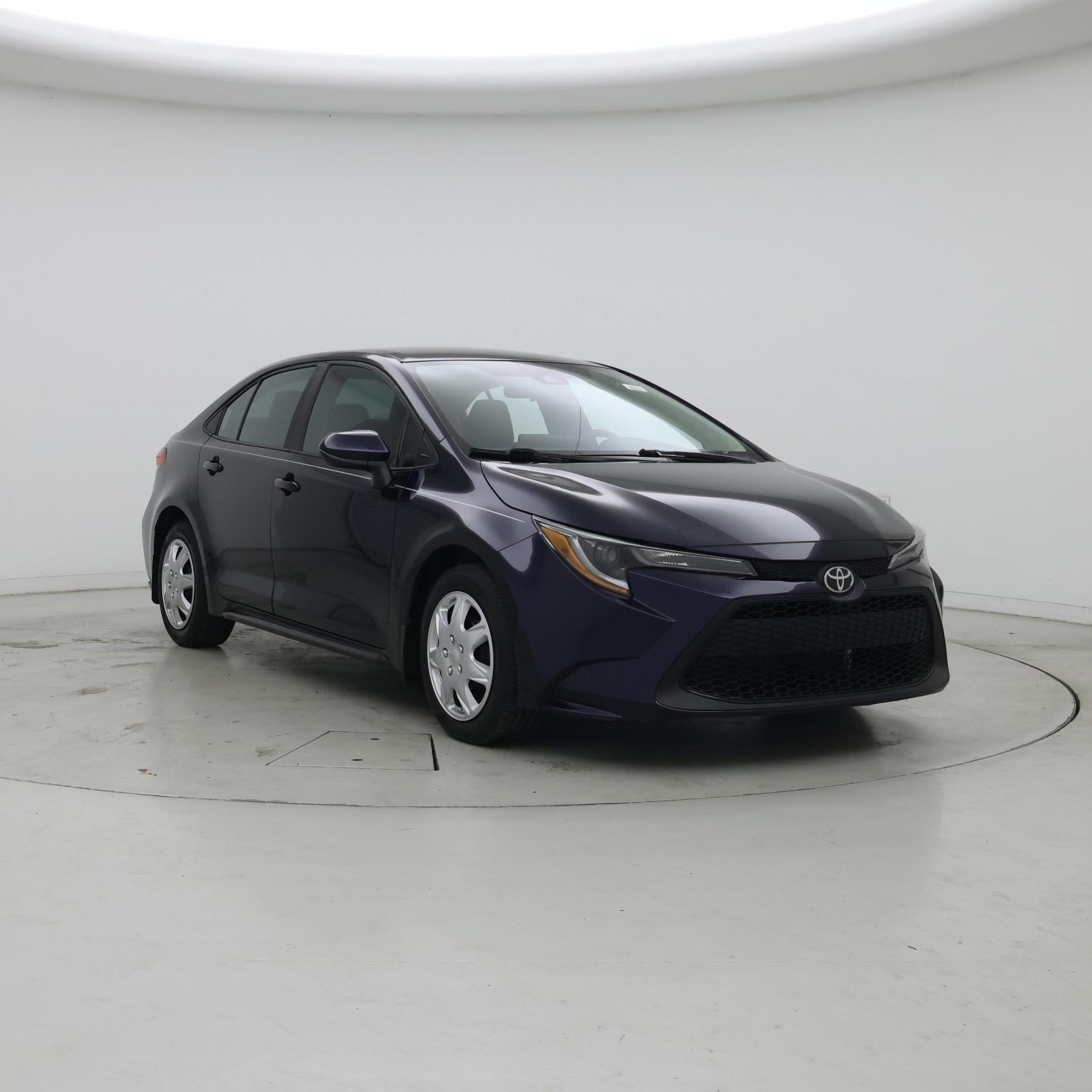 Blue 2022 Toyota Corolla LE FWD Sedan Front-Wheel Drive Automatic