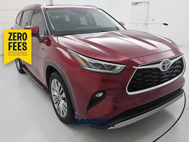 Red 2021 Toyota Highlander SUV / Crossover Front-Wheel Drive Automatic