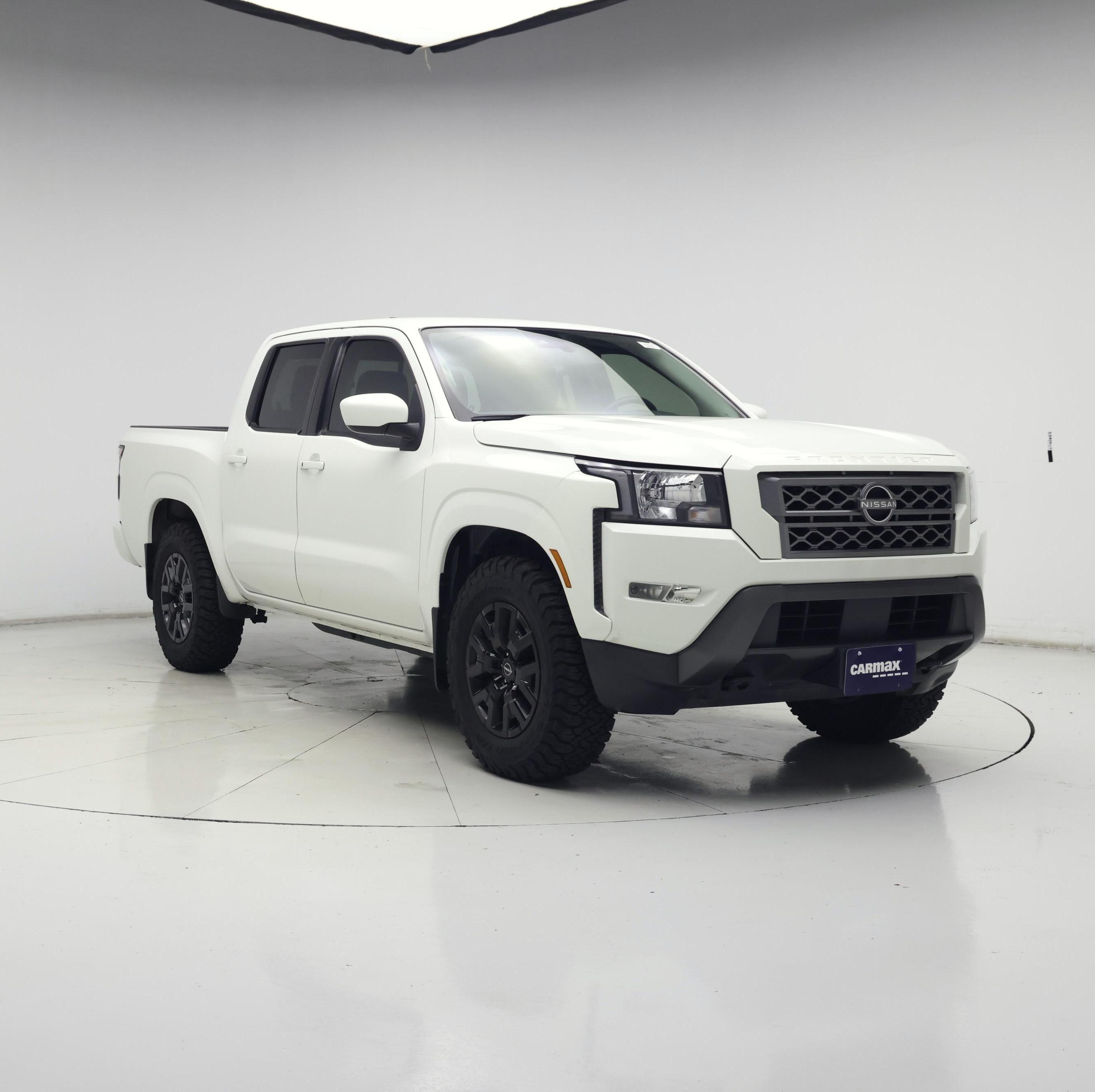 White 2022 Nissan Frontier Pickup Truck Four-Wheel Drive Automatic