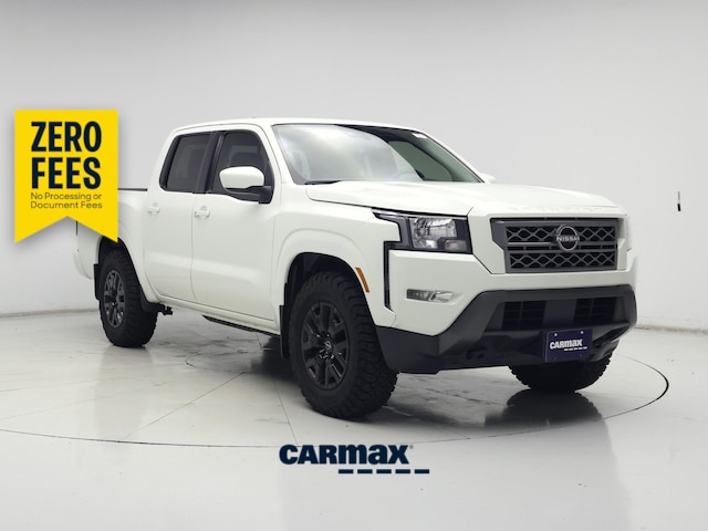 White 2022 Nissan Frontier Pickup Truck Four-Wheel Drive Automatic