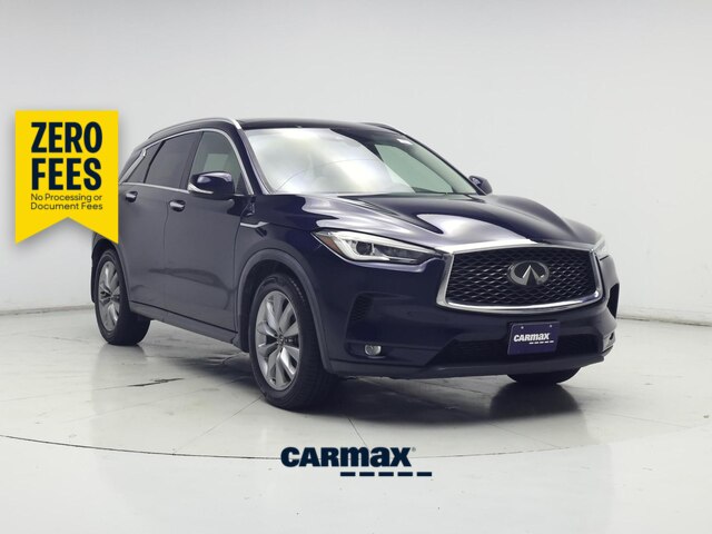 Blue 2021 INFINITI QX50 SUV / Crossover Front-Wheel Drive Automatic