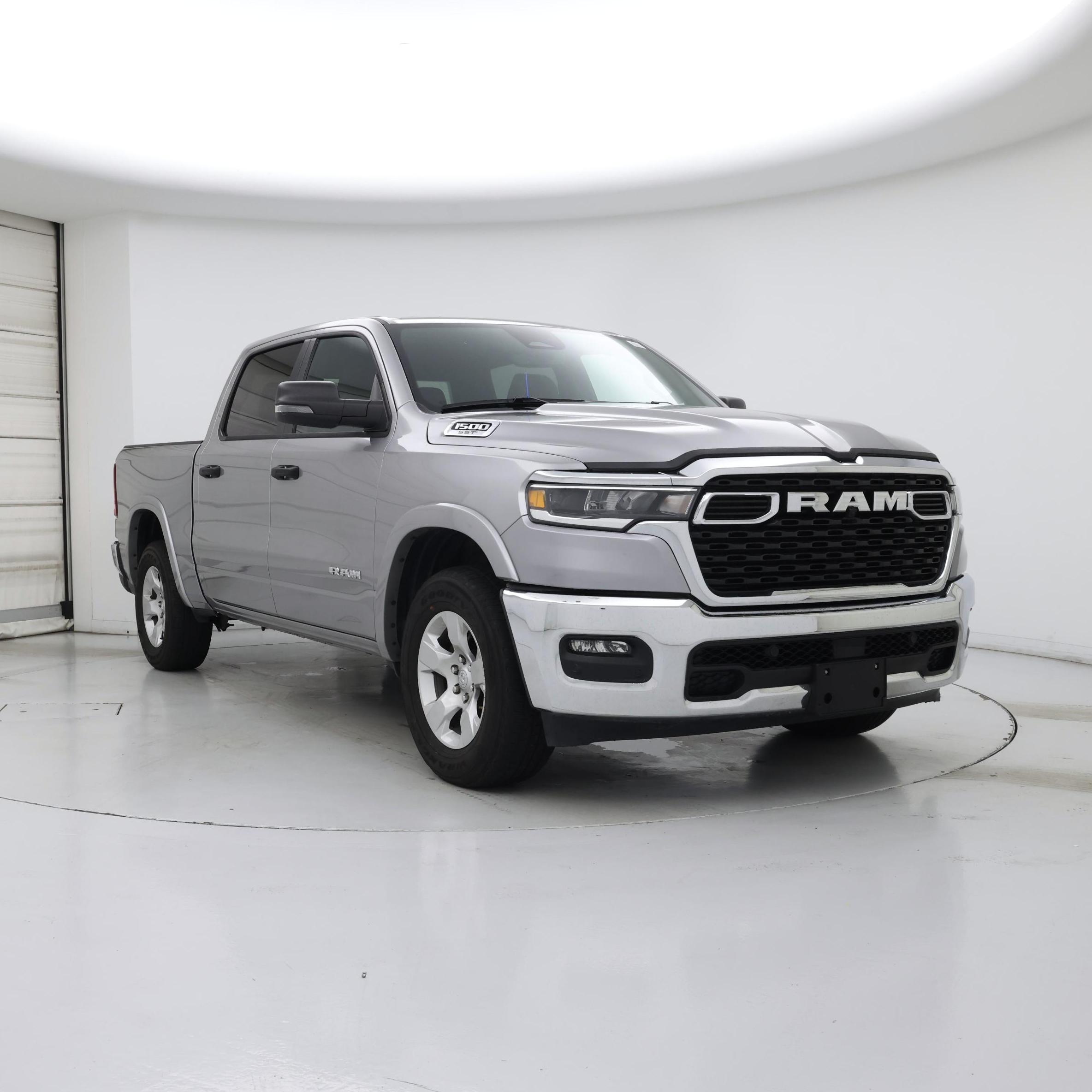 Gray 2025 RAM 1500 Pickup Truck Four-Wheel Drive Automatic