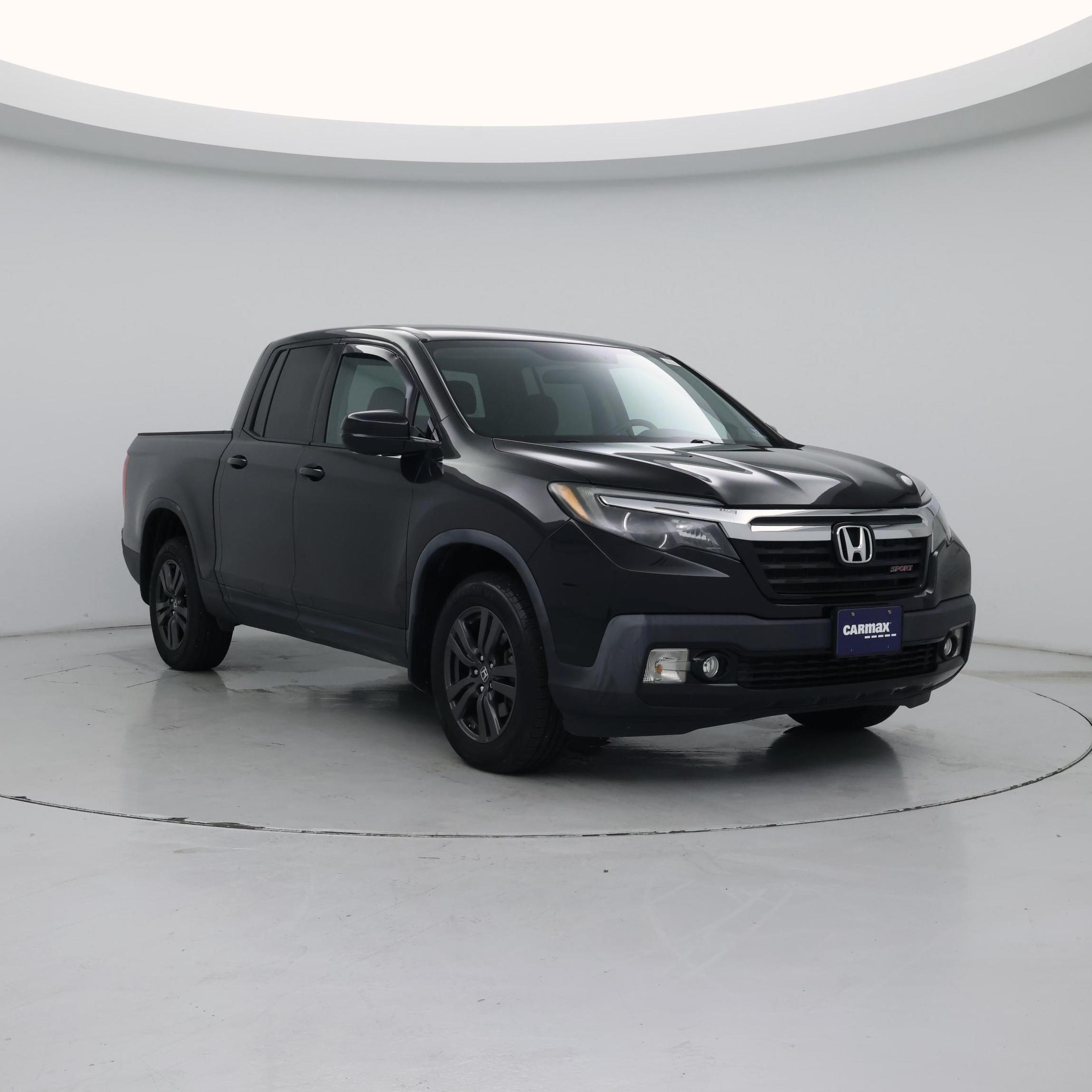 Black 2019 Honda Ridgeline Pickup Truck All-Wheel Drive Automatic